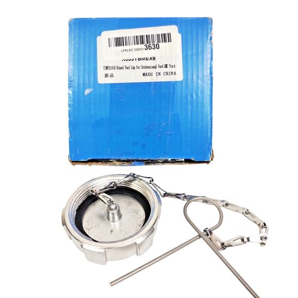 Aluminum Diesel Fuel Cap 2 1/4" for International Ford GMC Trucks No-Lock TINWID - Picture 2 of 9